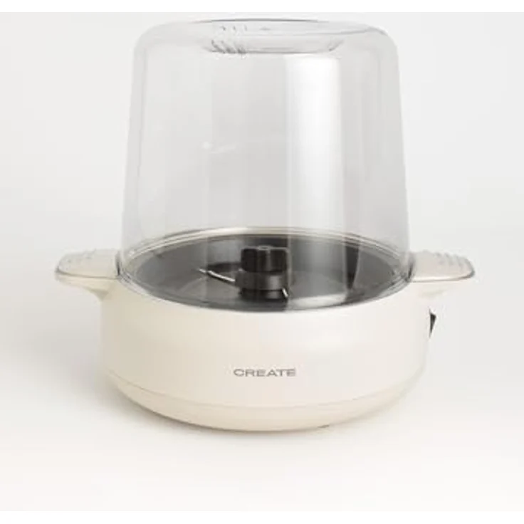 CREATE Popcorn Maker Studio, Popcornmaschine mit Butterschmelzer, cremeweiß, einfache Bedienung, 100g Mais in 5 Minuten, 500W – Bild 2