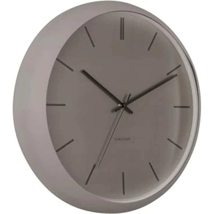 Karlsson Wanduhr Nirvana Globe, Dunkelgrau, Ø40cm, runde Eisen-Wanduhr für modernes Wohnzimmer – Bild 2