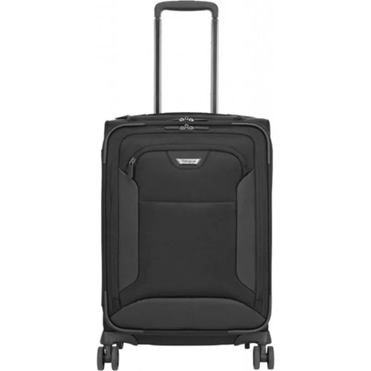 Targus CORPORATE TRAVELLER Roller, Koffer mit 15,6" Laptopfach, 33 l, schwarz, wasserabweisend, 4 Rollen – Bild 1