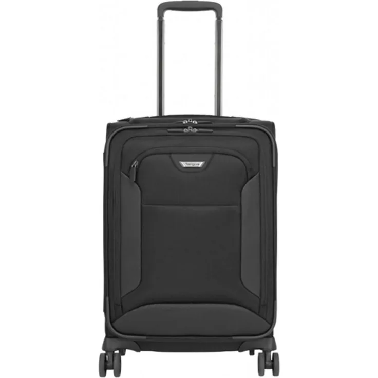 Targus CORPORATE TRAVELLER Roller, Koffer mit 15,6" Laptopfach, 33 l, schwarz, wasserabweisend, 4 Rollen