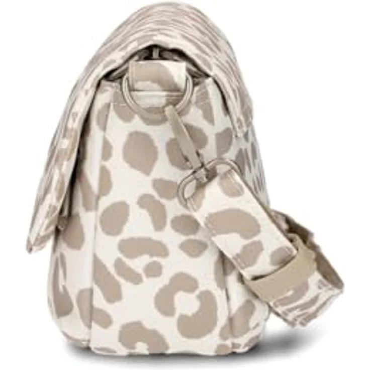 ZWEI Bodybag Mademoiselle M40, Umhängetasche aus genarbtem Kunstleder, 16 x 26 x 7 cm, Nude Damen – Bild 5