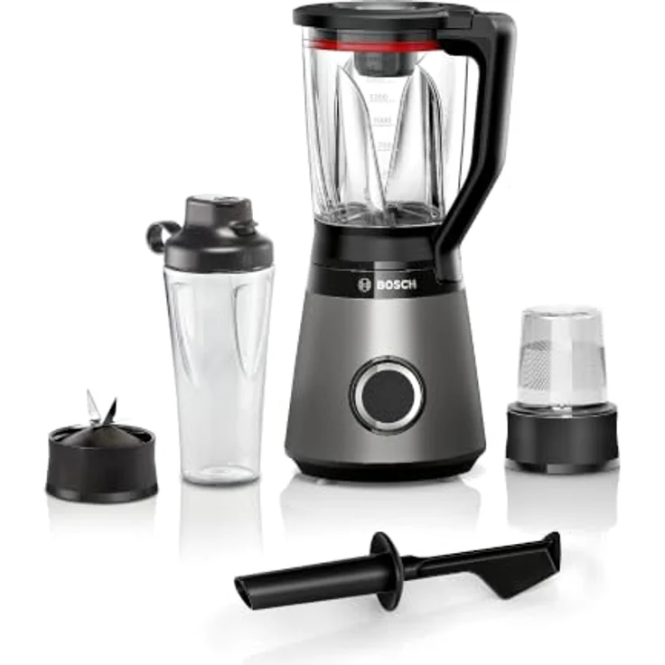 Bosch Serie 4 MMB4197S, Standmixer mit 1,5 l Fassungsvermögen, Pulsfunktion, 1200 W, Schwarz – Bild 1