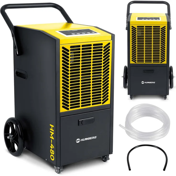 Humberg HM-480, Industrieller Luftentfeuchter mit 50 l/24 h Entfeuchtungskapazität
