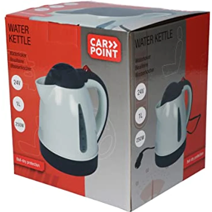 Carpoint Wasserkocher 1 Liter 250W weiß – Bild 9