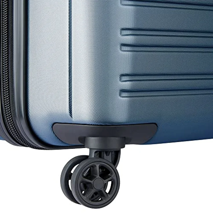 Delsey Segur 2.0 Handbagage Koffer 55 cm - Blauw, Robuster Kabinentrolley aus Polycarbonat mit TSA Schloss und arretierbarem Griff – Bild 8