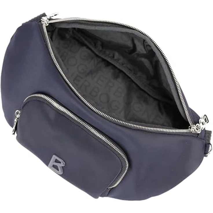 BOGNER Damen Hip Bag Verbier Play 1.0 Janica, praktische Handtasche aus 100% Polyester, elegante Außentasche, verstellbarer Gürtel, Schwarz – Bild 4