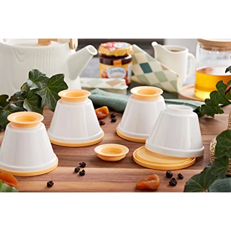 Tescoma Panna-Cotta Förmchen mit Deckel, 4er Set – Bild 6