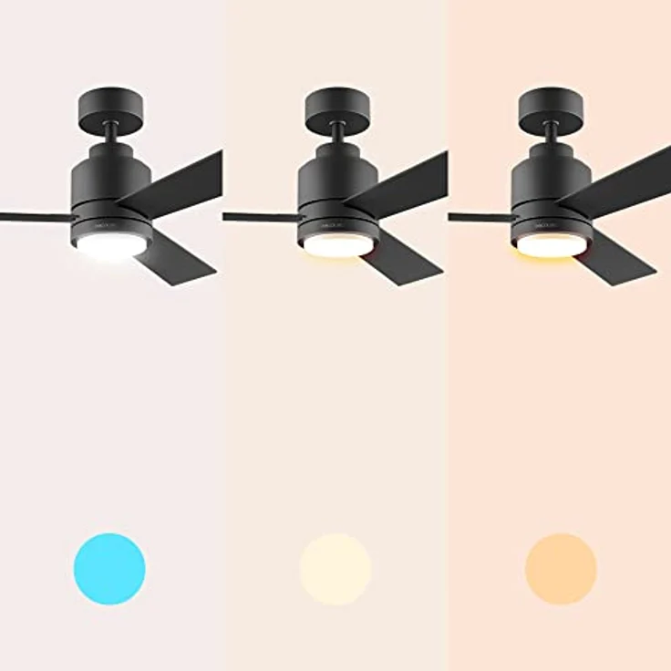 Cecotec Deckenventilator EnergySilence Aero 4850 Style Black. 30 W, Durchmesser 48 Zoll mit 3 Flügeln, Fernbedienung, DC-Motor, 6 Geschwindigkeiten, Winter-Summer und Natural Breeze – Bild 4