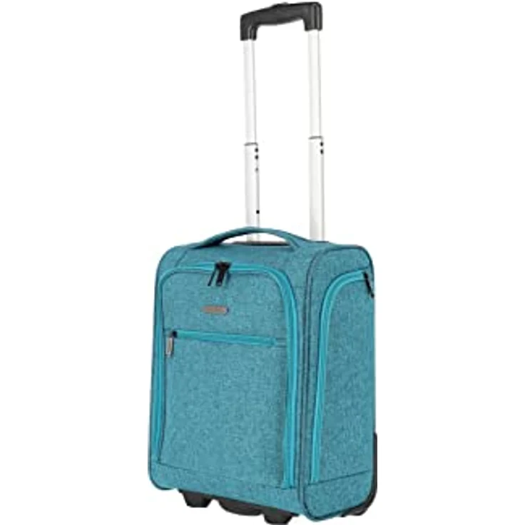 travelite 2-Rad Handgepäck Koffer mit Liquids Bag erfüllt IATA Bordgepäck Maß, Gepäck Serie CABIN Underseat: Kompakter Weichgepäck Trolley, 43 cm, 28 Liter, Leicht|Teleskopgriff – Bild 1