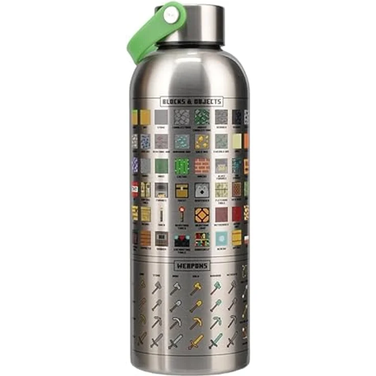Paladone Metall Wasserflasche - Minecraft – Bild 6