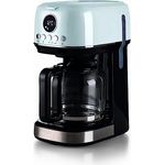 Ariete 1396 Moderne Filterkaffeemaschine, Amerikanischer Kaffee, Kapazität bis zu 15 Tassen, Heizboden, LCD-Display - Schwarz