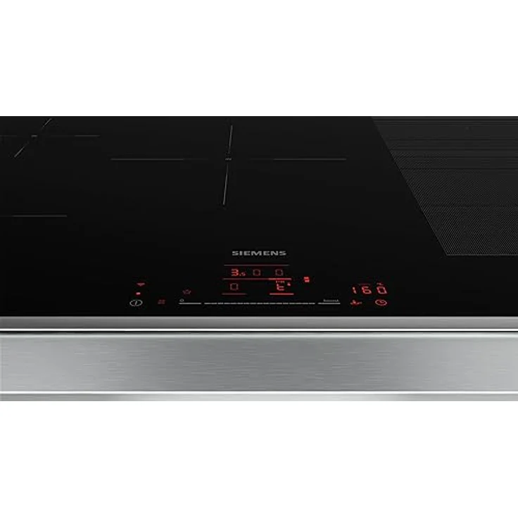 Siemens EX845HVC1E iQ700, Smartes Induktionskochfeld, 80 cm, Schwarz, Mit Rahmen aufliegend, varioInduktion, TouchSlider, Bratensensor Pro - Braten ohne Anbrenngefahr – Bild 2