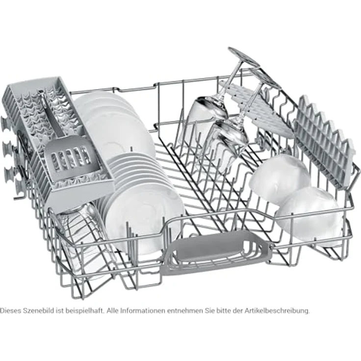 Bosch SMV41D10EU, Einbau-Geschirrspüler mit 12 Maßgedecken, Energieeffizienzklasse E, 60 cm, weiß – Bild 3