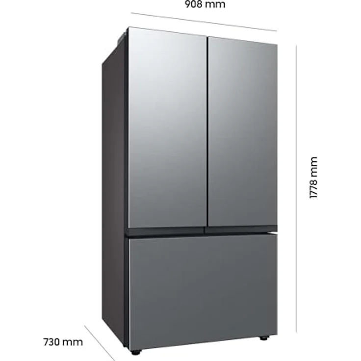 Samsung RF24BB620ES9EF French-Door-Kühlschrank mit Gefrierfach, 177,8 cm, 674 l, SmartThings AI Energy Mode, Autofill Water Pitcher, Dual Ice Maker, Edelstahl Look – Bild 2