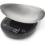 CASO FinoCompact, sehr präzise Feinwaage für Gewürze, Tee, Kaffee, Medizin etc., Zuwiegefunktion Tara, Wiegeskala 0,1 g - 500 g in 0,1 g Schritten, inkl. Wiegeschale aus gebürstetem Edelstahl