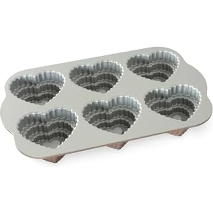 Nordic Ware 3D-Muffinform Herz - Kranz - gestuft für romantische Leckereien – Bild 9