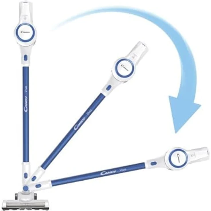 Hoover CVIVA10 011/ Zyklonische Technologie/Wiederaufladbare Besen/Weiß und Blau/Home – Bild 5