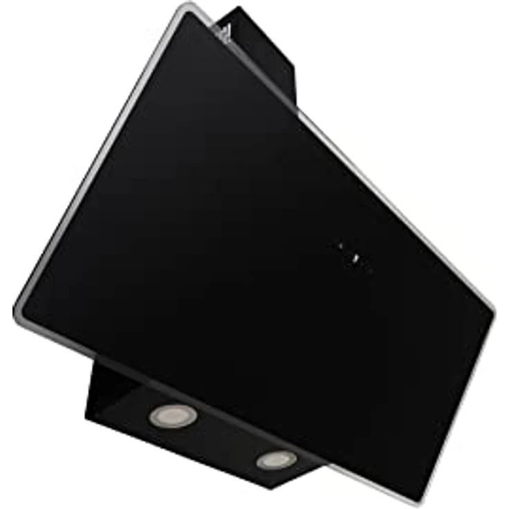 Respekta Dunstabzugshaube kopffrei/Dunstabzugshaube schräg 90 cm/Glasschirm mit Edelstahlrahmen in Schwarz/Abluft - und Umluftfunktion / CH112090S / A++ / 39-59 dB – Bild 2