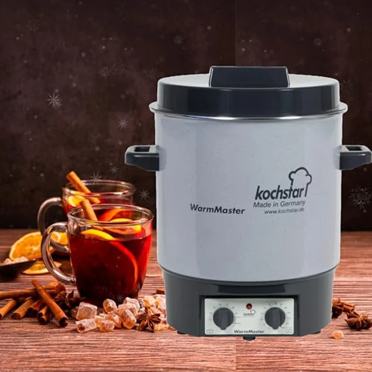 Kochstar 99102035 WarmMaster S, 1800 Watt, 27 Liter, Zeitschaltung, Kontrolllampe, weiß – Bild 5