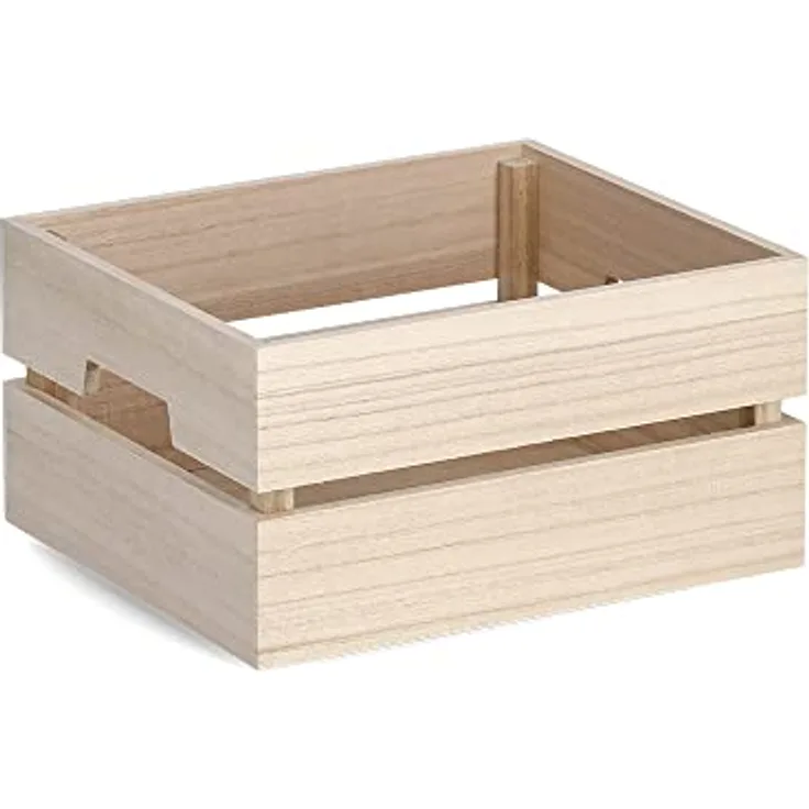 Zeller 15179 Allzweckkiste, Holz, ca. 28 x 24 x 14,5 cm