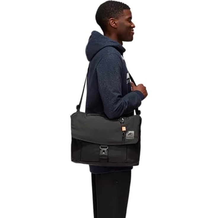 Mammut Xeron Messenger 8, wasserabweisende Handtasche mit 13"-Laptopfach, Schwarz – Bild 3