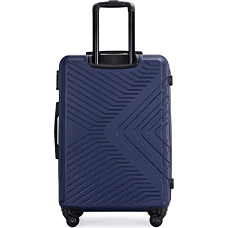 Travelhouse Bali Stabiler Koffer-Set 3tlg. Trolley Koffer Reisekoffer Navy ABS Hartschalen Kofferset Trolley 4 Rollen TSA Kombinationsschloss – Bild 3