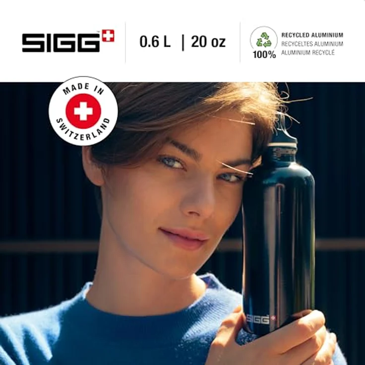 Sigg Trinkflasche Traveller, Black, 0.6 l – Bild 2