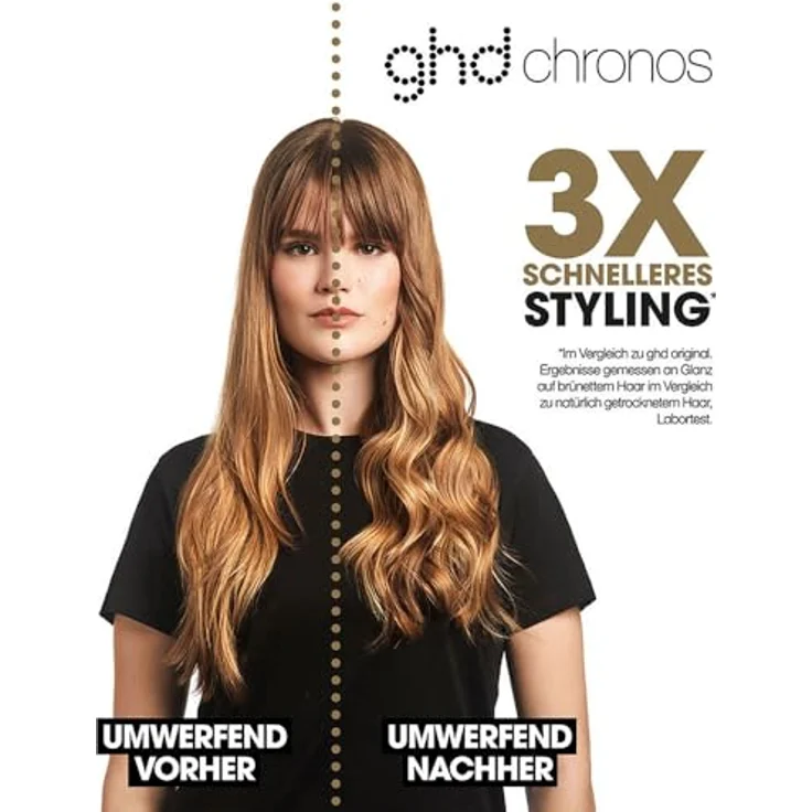 ghd chronos Styler weiß – professioneller Haarglätter mit neuer HD-Motion-Technologie und der optimalen Stylingtemperatur von 185ºC, 3-mal schneller, – Bild 2