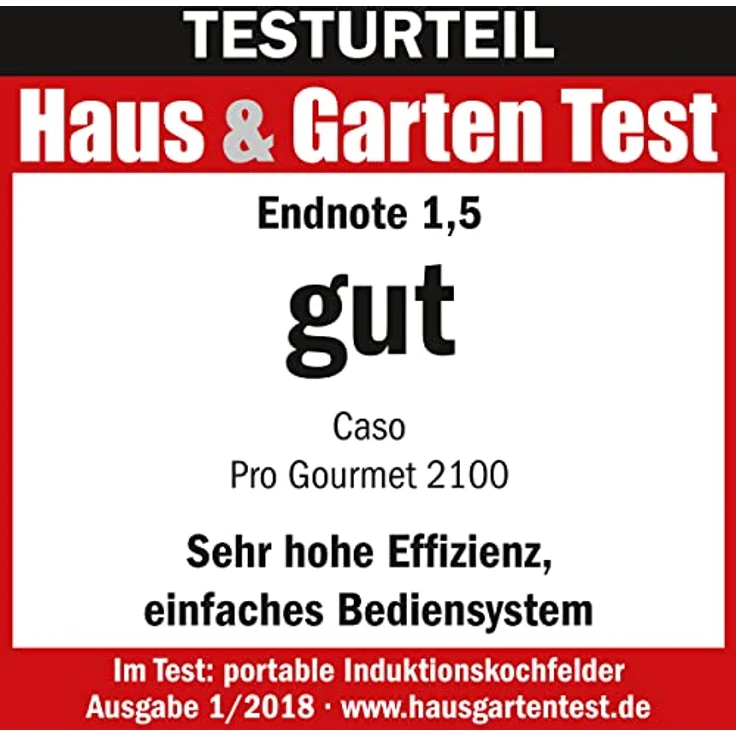 CASO ProGourmet 2100 , Kochplatte  – Bild 3