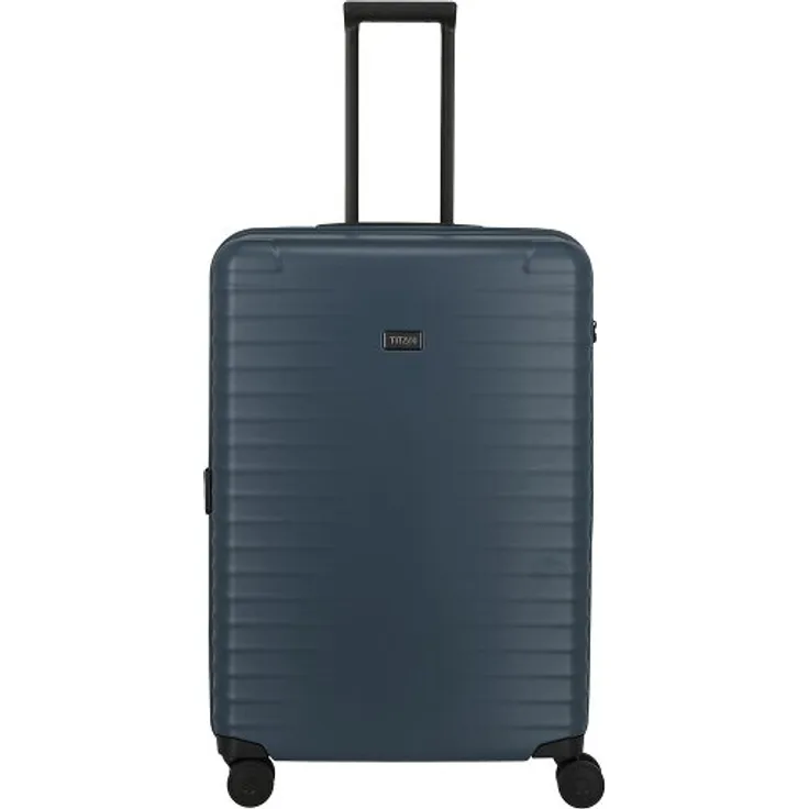 Titan Upgrade 4 Rollen Trolley L, 75 cm, 100% Polycarbonat, midnight blue