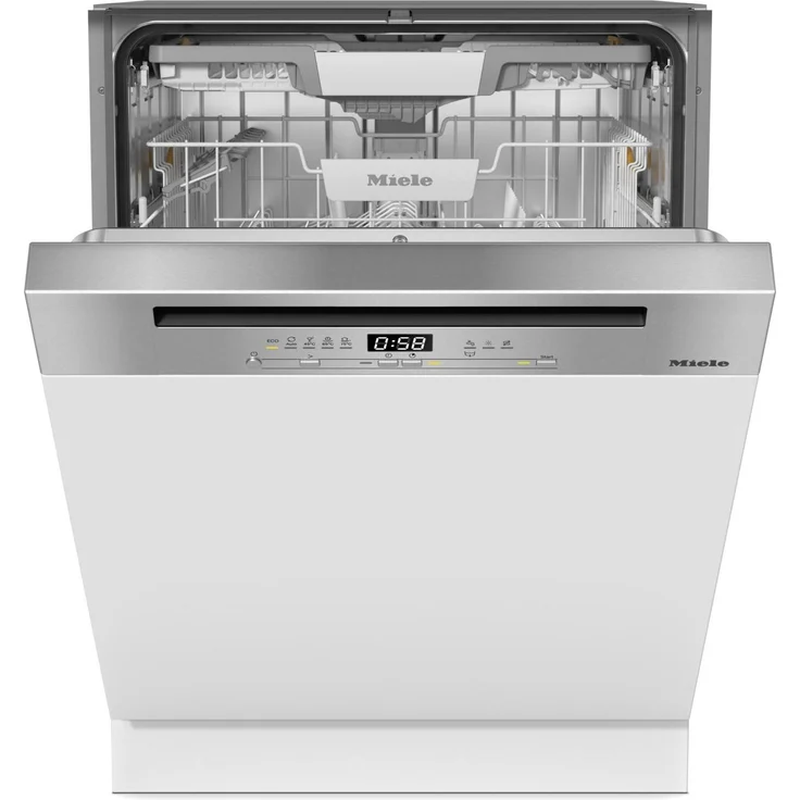 Miele Geschirrspülautomat G 5811 SCi Integriert/CLST, Edelstahl CleanSteel, 14 Maßgedecke, AutoOpen-Trocknung, QuickPowerWash, 43 dB