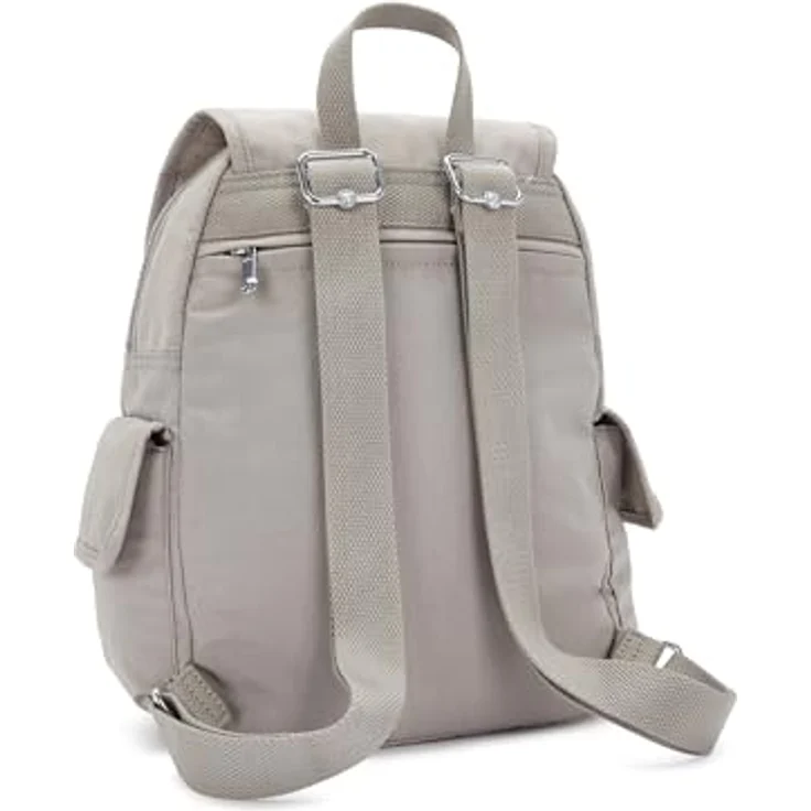 Kipling Basic City Pack S, City Rucksack 33 cm, grau, 100% Polyamid, kompakte Größe 27 cm x 19 cm x 33,5 cm – Bild 3