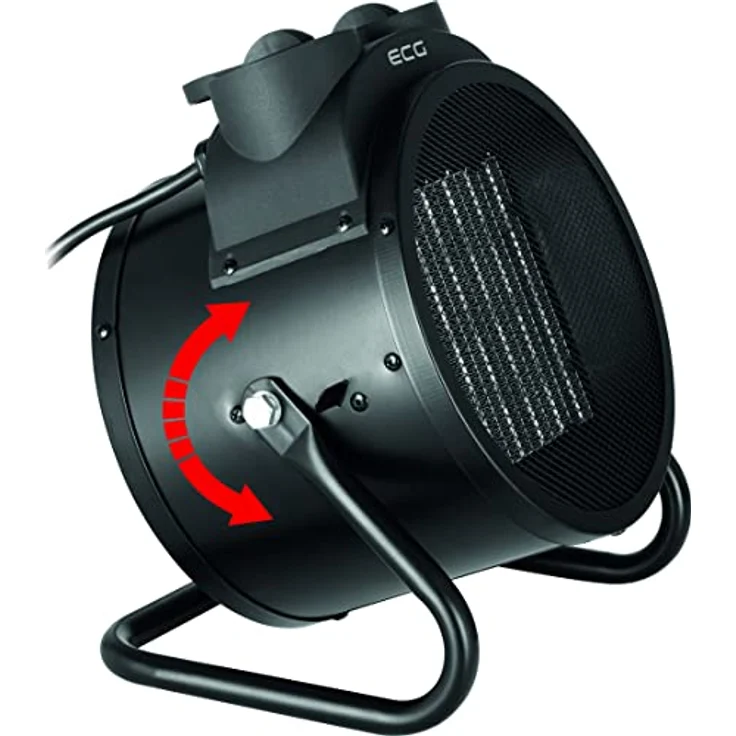 ECG HH 3010 Heizlüfter, PTC Ceramic Fan Heater mit 2 Leistungsstufen und 3 Arbeitsmodi – Bild 3