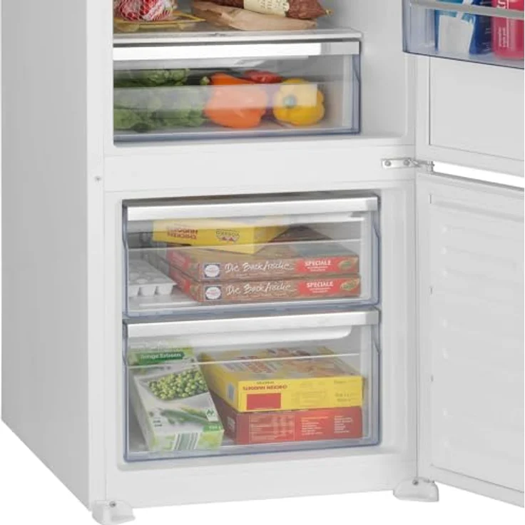 Oranier Einbau Kühl-Gefrier-Kombination 145 cm - Einbau-Kühlschrank mit 2 Frost-Schubladen - 211 Liter Volumen - Schlepptür Anschlag wechselbar EKG145 – Bild 2