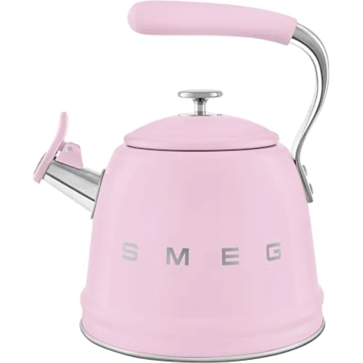 Smeg Wasserkocher WKF01PK Wasserkessel Cadillac Pink, 2,3 Liter Fassungsvermögen, 50er-Jahre-Design – Bild 1