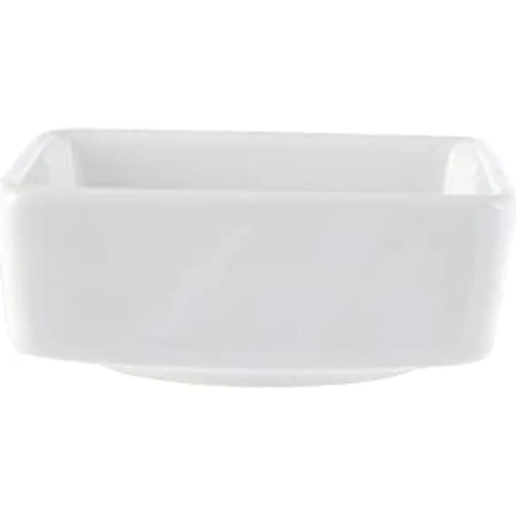 H+H 85905 Schälchen für Fondue, Keramik, Weiß