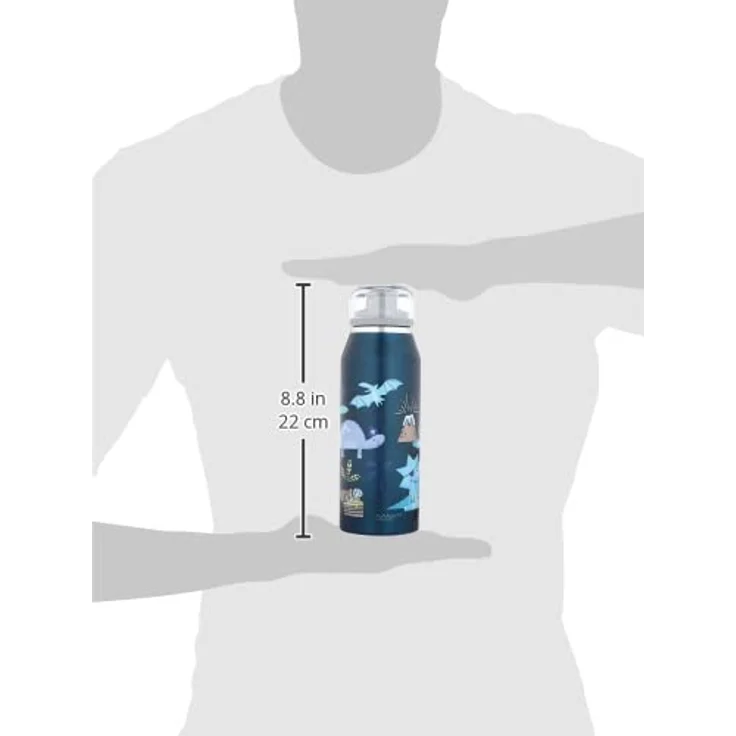 alfi isoBottle Isolier-Trinkflasche, Edelstahl, Blau, 350ml – Bild 9