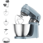 KENWOOD Go KZM35.040GY mit Blend Xtract Sport Bundle Küchenmaschine Graublau (Rührschüsselkapazität: 4 l, 800 Watt)