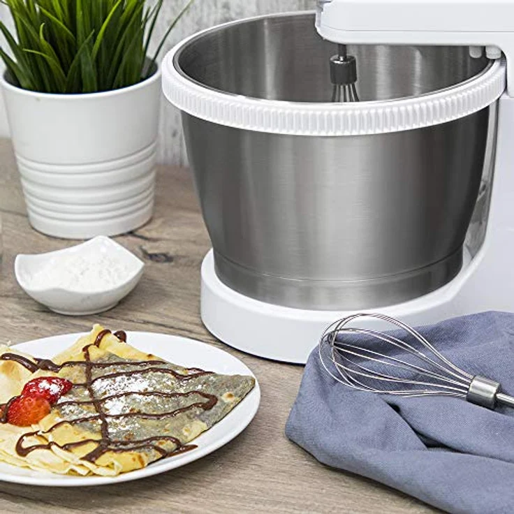 Cecotec Standmixer PowerTwist Steel 500W 3,5 L Edestahl Handrührer Küchenmaschine – Bild 5