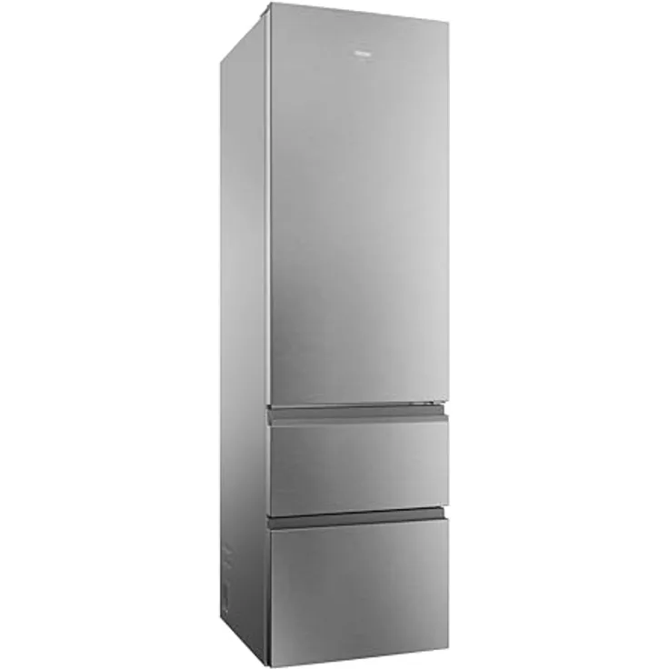 Haier HTR3620CNMG Kühl-Gefrierkombination, 414 l, Energieeffizienzklasse C, freistehend, Silber