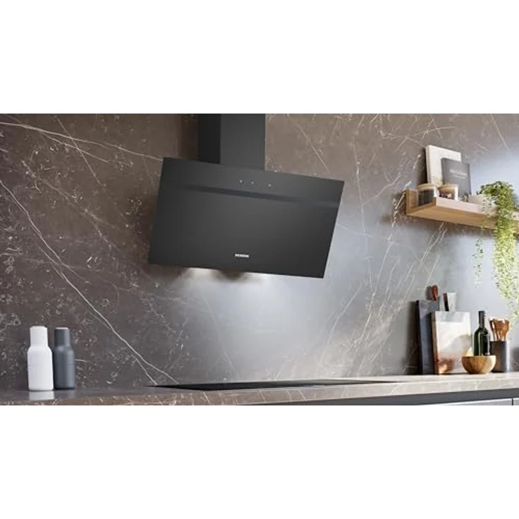 Siemens LC85KDK60 iQ100, Wandesse, 80 cm, Klarglas schwarz bedruckt, Intensivstufe mit automatischer Rückschaltung, touchControl, LED-Beleuchtung – Bild 4