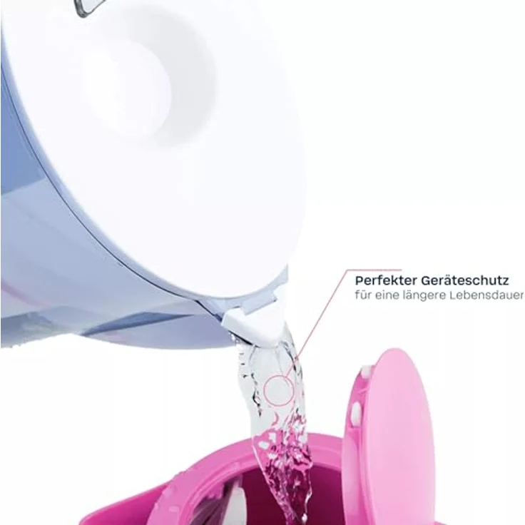 BWT AQUAlizer Home Wasserfilter, Weiß, inkl. 1 Magnesium Filterkartusche, 2,7 Liter, filtert Kalk, Chlor, Blei & Kupfer – Bild 6