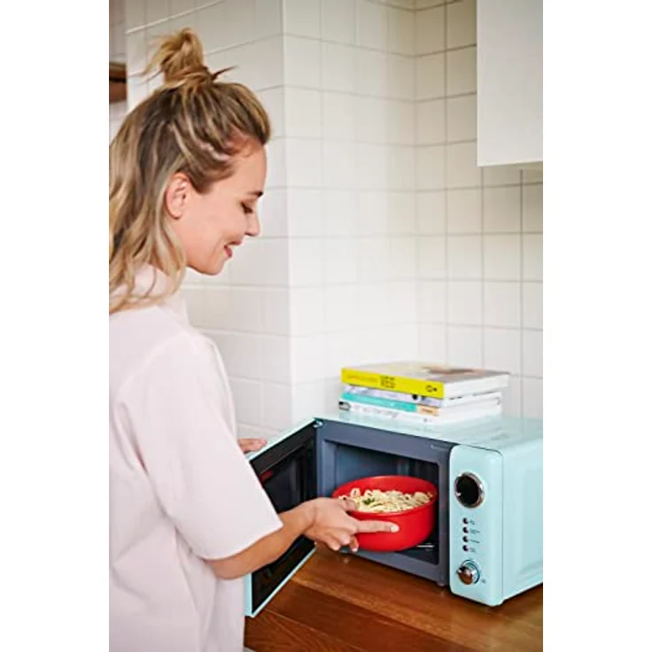 Mepal – Aufbewahrungsbox Kuchen Lumina – Frischhaltedosen mit Deckel für Kühlschrank, Gefrierschrank, Dampfgarer & Mikrowelle – Mikrowellenschüsseln mit Deckel – 1500 ml – Nordic blue – Bild 4