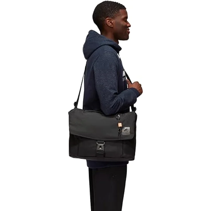 Mammut Xeron Messenger 8, wasserabweisende Handtasche mit 13"-Laptopfach, Schwarz – Bild 8