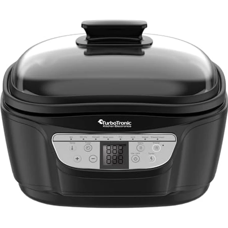 TurboTronic DMC24 Multikocher 5L, 1500W mit Fritteuse, 8 Programme, Dampfgarer, abnehmbare Pfanne mit Antihaftbeschichtung – Bild 5