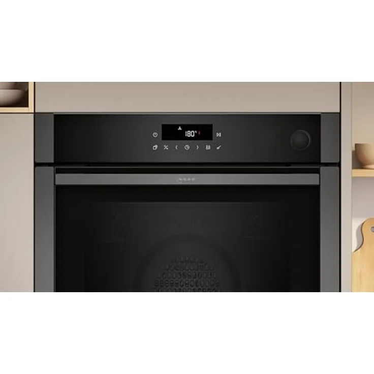 Neff N 50 Einbau-Backofen mit Dampfunterstützung, 60 x 60 cm, Graphite-Grey – Bild 3