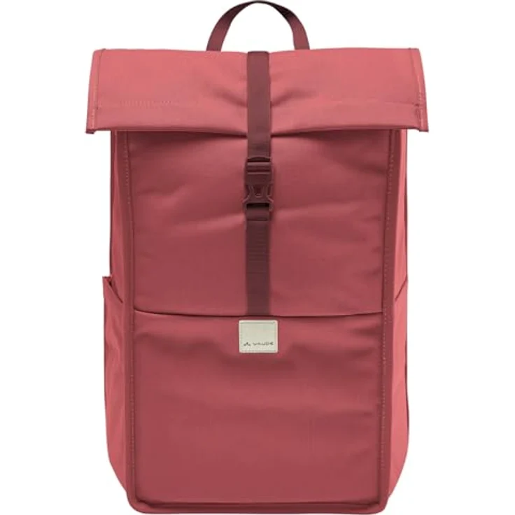 VAUDE Coreway Rolltop 20 Umhängetasche, 15,6 Zoll Laptopfach, gepolsterte Schulterriemen, Brick – Bild 5