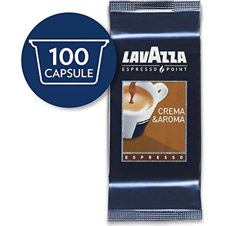 pieroworld – 100 Kapseln Lavazza Espresso Point Kaffeepads Crema & Aroma ,100 Kapseln , 625g(1er Pack) – Bild 3
