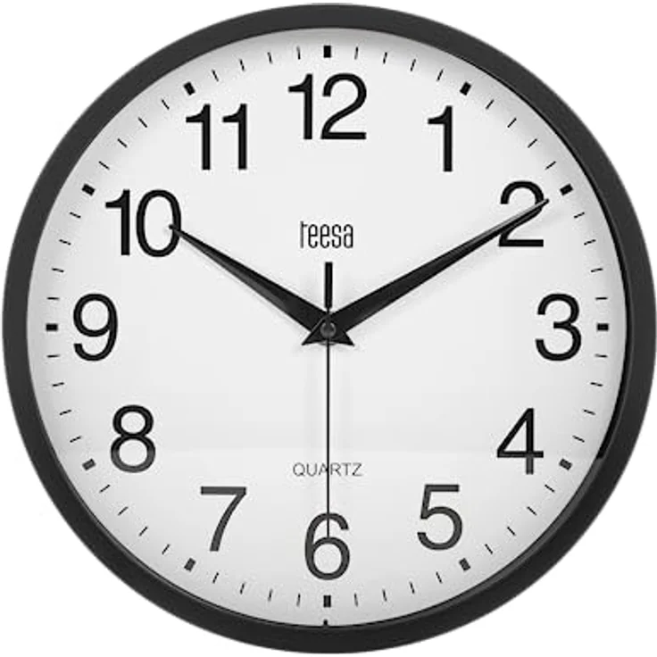 teesa Wanduhr, schwarz, 25 cm – Bild 3
