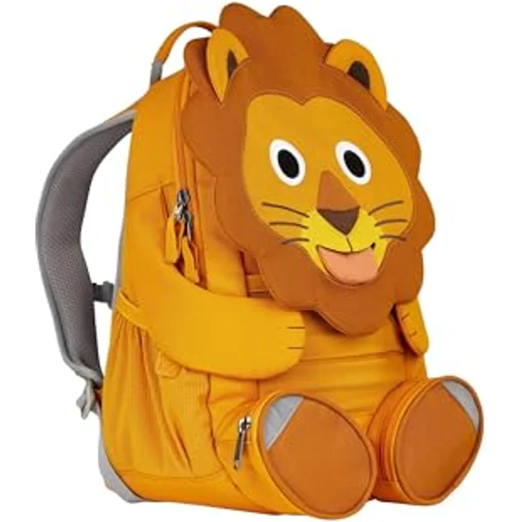 Affenzahn Large Friend Löwe, Freizeitrucksack aus strapazierfähigem Textil für den täglichen Gebrauch – Bild 5
